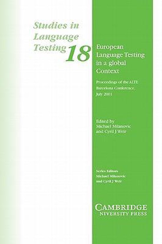 European Language Testing in a Global Context - cover