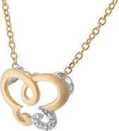 Orphelia Silver 925 Zh-7088/1 Pendant Butterfly Gold/White Zirc