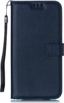 Shop4 - iPhone Xs Max Hoesje - Wallet Case Folio Donker Blauw