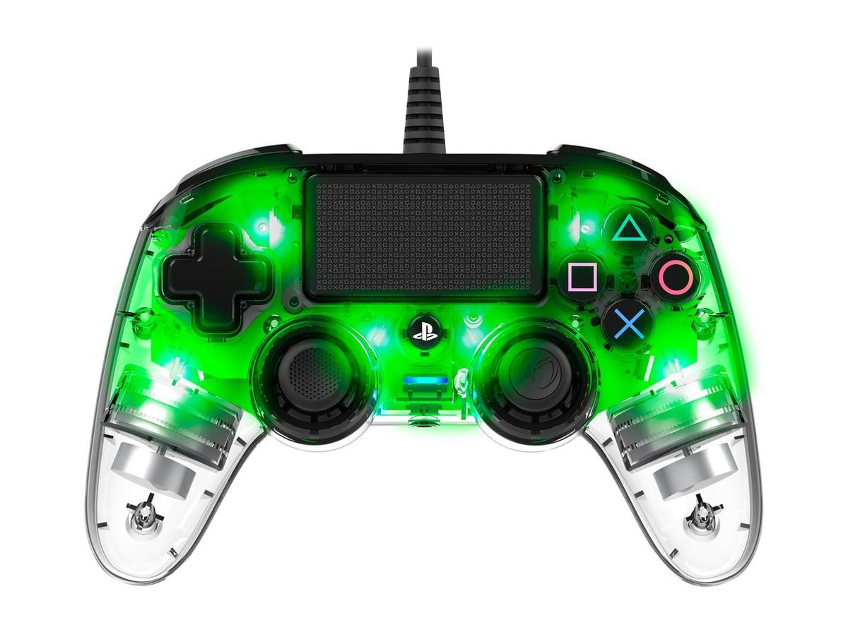 Nacon Compact Official Licensed Bedrade LED Controller - PS4 - Groen