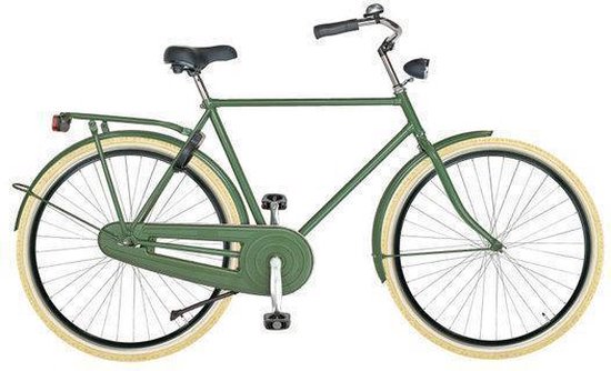 Tulp 3 - Opafiets - 61 cm - Olijfgroen | bol.com