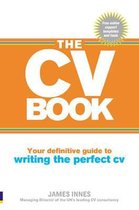 De kaft van 'The CV Book' in oranje met witte letters. De ondertitel luidt 'Your definitive guide to writing the perfect cv'.