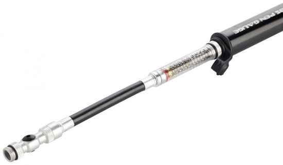 Lezyne CNC Gauge drive - Minipomp - Geschikt voor Presta en Schrader - Maat M - Aluminium - Zwart — afbeelding 4