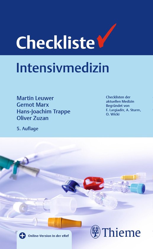 Checklisten Medizin - Checkliste Intensivmedizin - cover