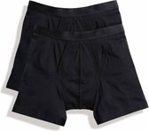 Klassieke boxers Fruit of the Loom Zwart maat XL 2-pack