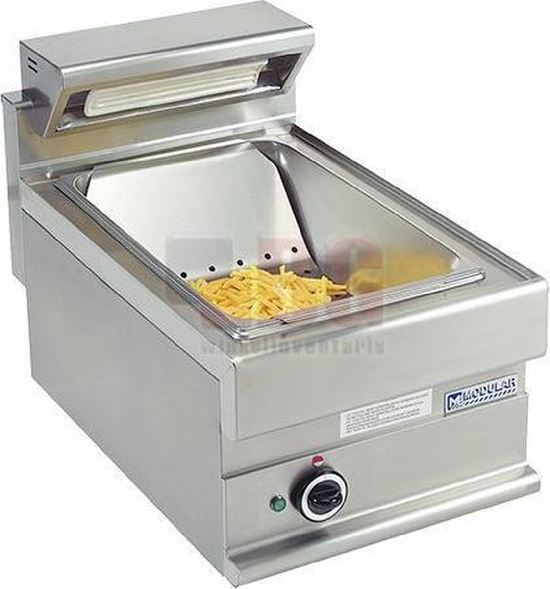 Modular 650 function friet warmhoudapparaat met uitlekbak