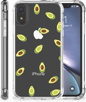Geschikt voor iPhone XR Stevige Bumper Hoesje Avocado
