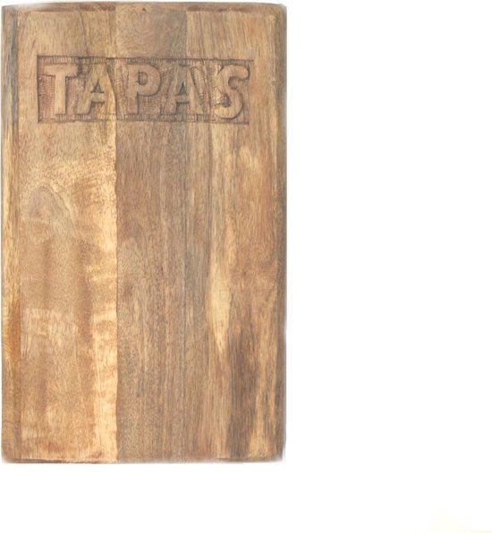 procent geschiedenis Vriendelijkheid Mango houten Tapas serveer plankje, plank, cadeau | bol.com