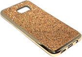 Bling bling hoesje goud Geschikt voor Samsung Galaxy S7