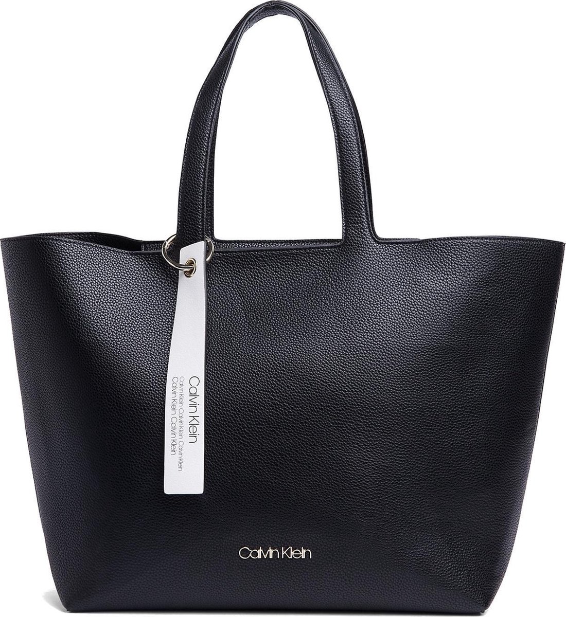 Calvin Klein Neat Black Shopper - Zwart | bol.com