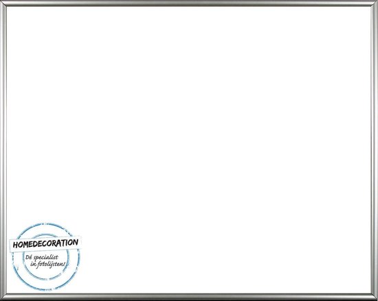 Homedecoration Easy - Cadre photo - Format photo 57x69 cm - Plastique - Argent