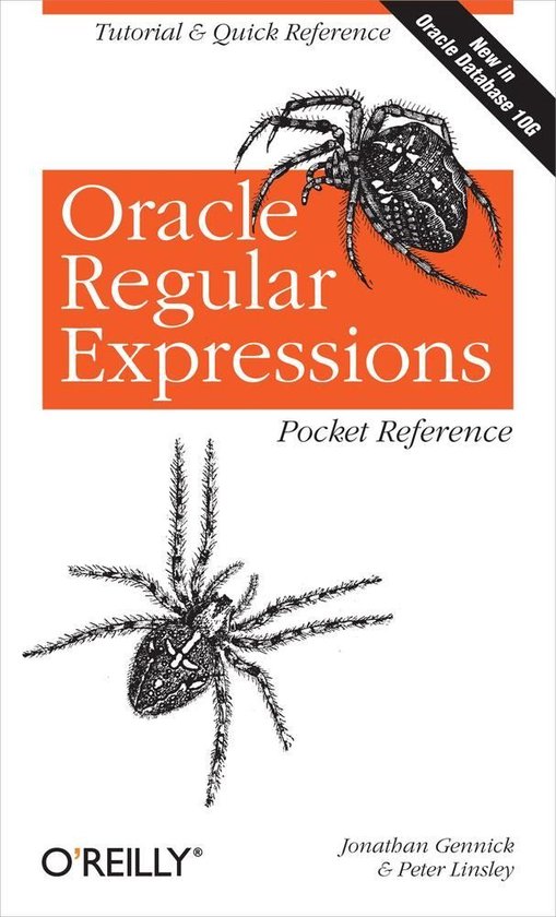 Oracle Regular Expressions Pocket Reference - cover
