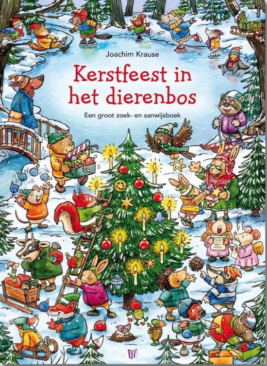 Cover van het boek 'Kerstfeest in het dierenbos'