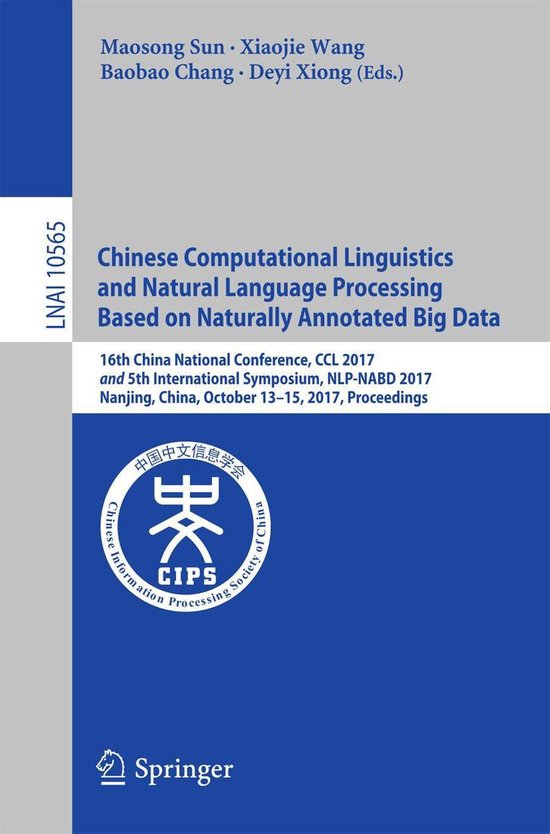 Springer Nature Proceedings Computer Science - Chinese Compu ... - cover