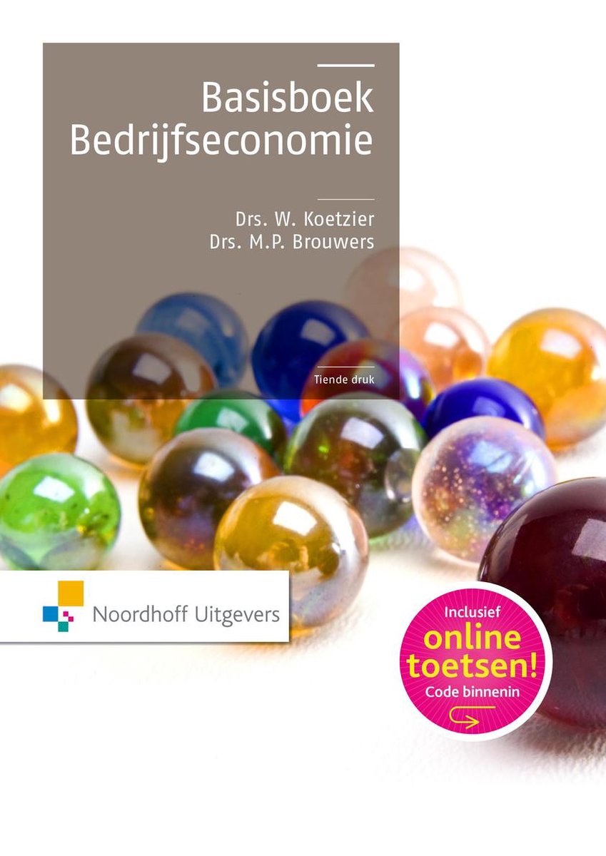 Basisboek bedrijfseconomie - Rien Brouwers