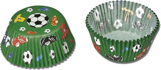 Culpitt Cupcake Vormpjes Voetbal 50mm 25st