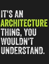 It's an Architecture Thing, You Wouldn't Understand