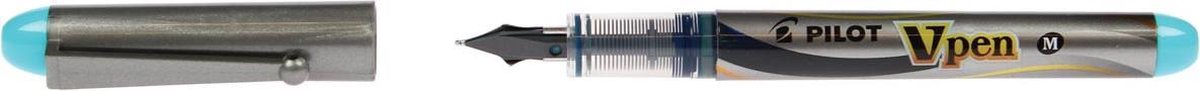 Pilot vulpen V-Pen Silver turkoois