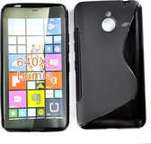 Microsoft Lumia 640 XL Silicone Case s-style hoesje Zwart