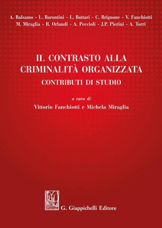Il contrasto alla criminalità organizzata - cover