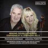 Pinchas Zukerman & Amanda Forsyth - Brahms: Double Concerto/Symphony No. 4 (CD)