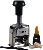 Stempel Traxx numeroteur automatische cijfers, 6 cijfers, hoogte 5 mm.