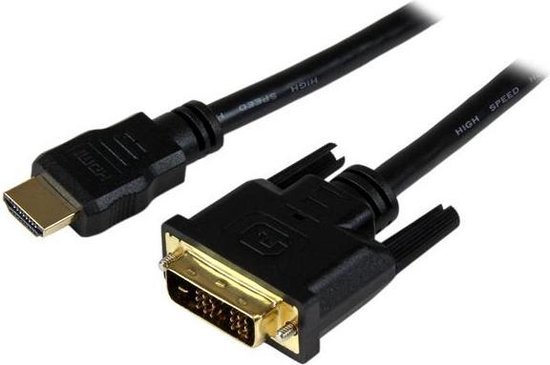 StarTech.com -1.3 HDMI naar DVI-D kabel - 1.5 m - Zwart | bol.com