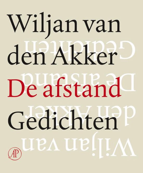 Cover van het boek 'De afstand'