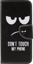 Book Case - Geschikt voor Samsung Galaxy A50 / A30s Hoesje - Don't Touch
