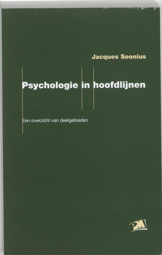 Cover van het boek 'Psychologie in hoofdlijnen'