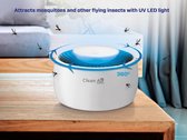 Clean Air Optima® MC-02 -  Muggenvanger - Muggenval - Muggenlamp - Muggenkiller - UV-LED lichtring trekt insecten aan