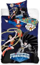 DC Comics Dekbedovertrek Super Friends - 140 x 200 cm - Multi