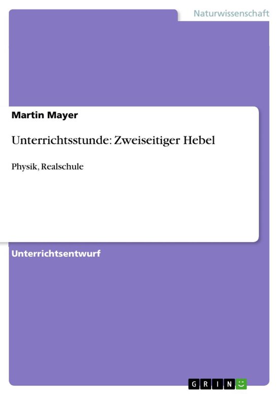 Unterrichtsstunde - cover