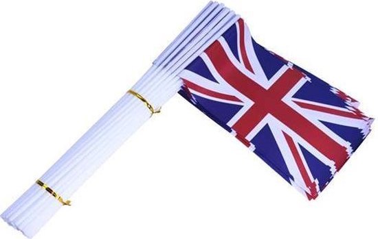 Witbaard - Zwaaivlaggetjes - Verenigd Koninkrijk - 50st.