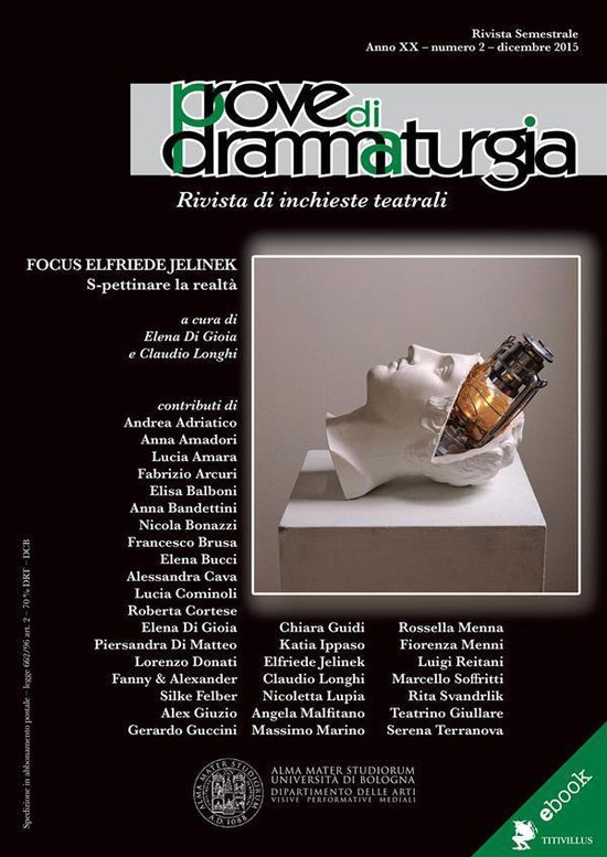 Prove di Drammaturgia n. 2/2015 - cover