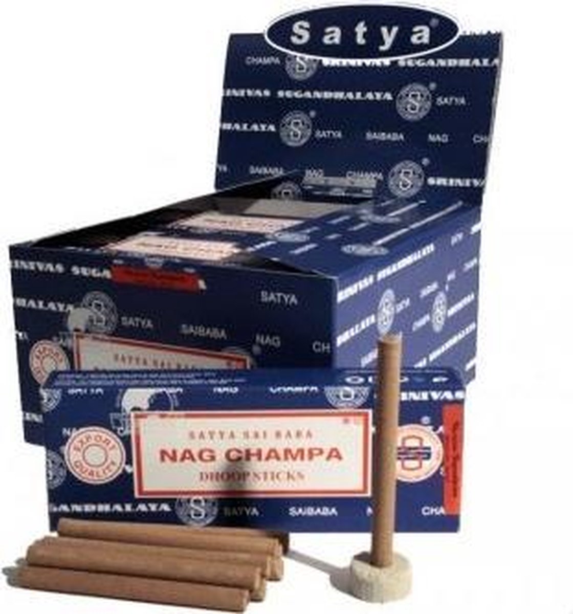 Goedkoopste Wierook Satya Nag Champa Dhoop 12x10 sticks - 41 g - (12st.) - S