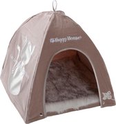 Happy House Cat Lifestyle Tent Taupe 41 x 41 x 35 cm