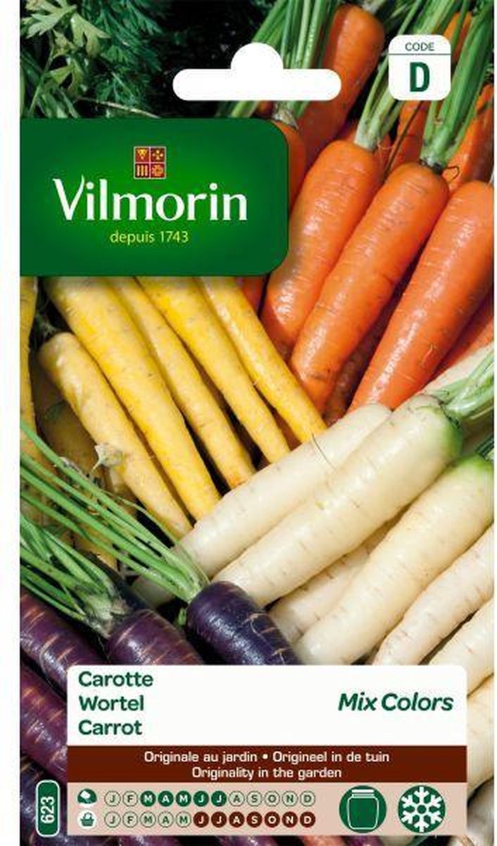 Vilmorin - Wortel Mix Colors - Daucus carota