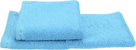 Towelzz™ -  Gastenhanddoek - Aqua Blauw - 30 x 50 cm