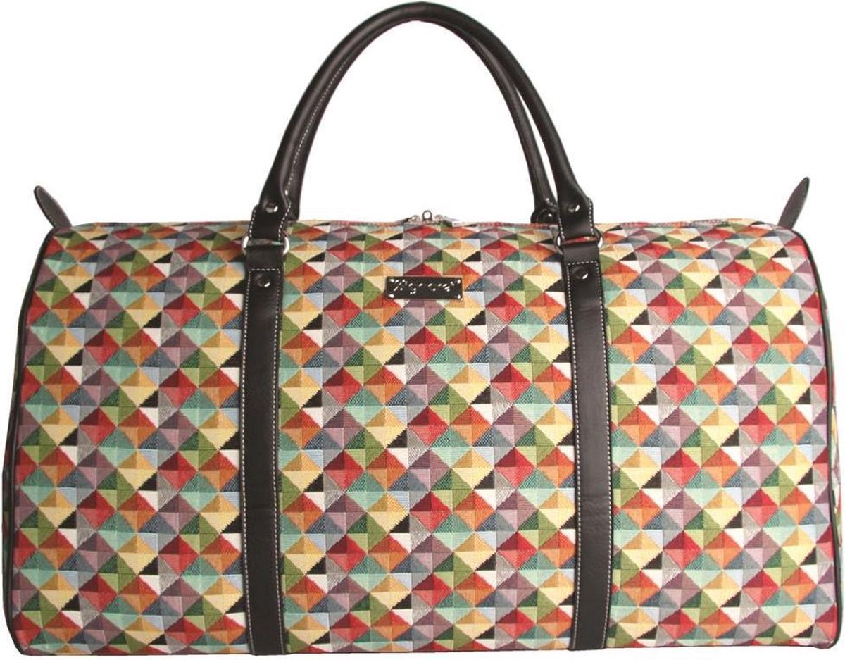 Signare Weekendtas - Reistas - Gobelin - Multi Colored Triangle - 27527