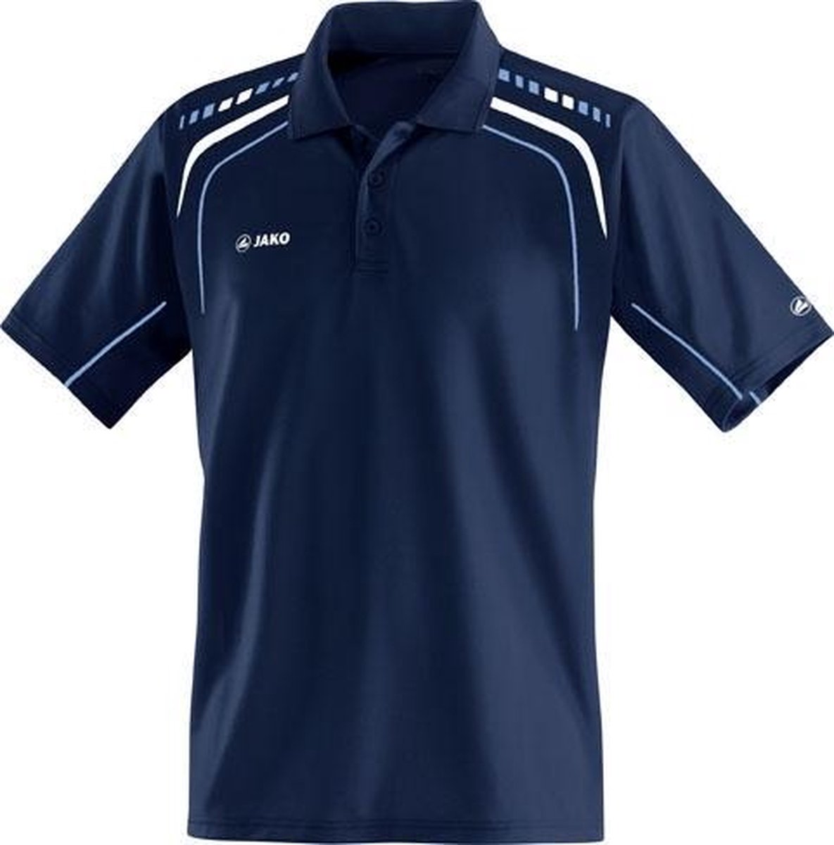 Jako Polo Champion - Sportpolo -  Heren - Maat M - Donkerblauw;Wit