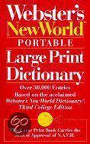 Webster's New World Portable Large Print Dictionary