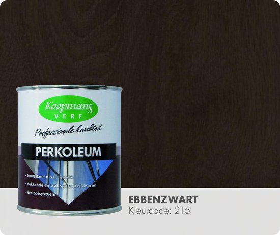 Koopmans Perkoleum - Transparant - 0,75 liter - Ebbenzwart | bol.com