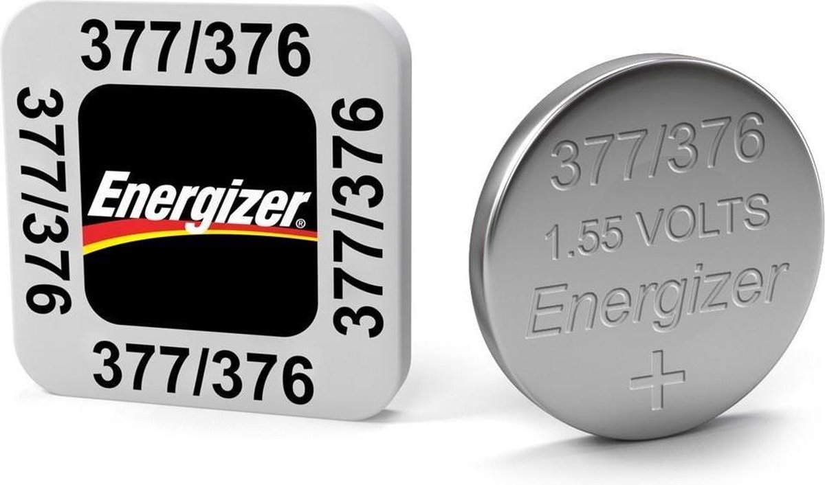Energizer 376/377 1.55V knoopcel batterij - 1 Stuk
