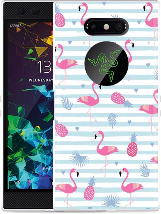 Razer Phone 2 Hoesje Flamingo Ananas - Designed by Cazy | bol.com