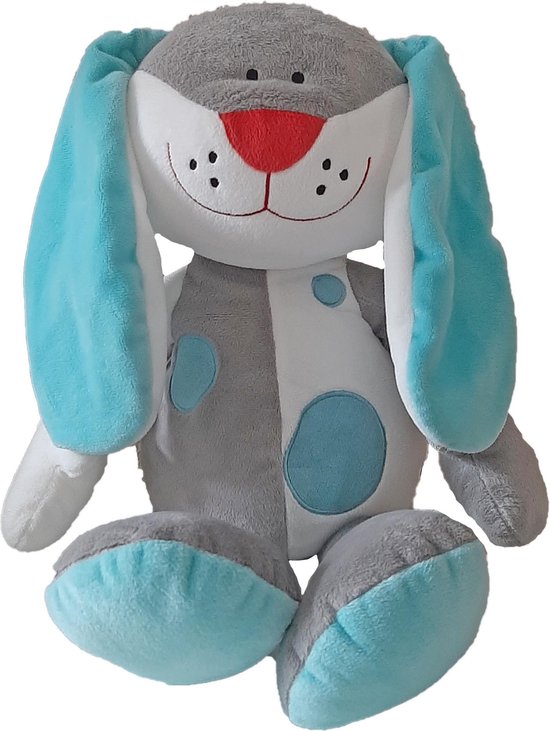 Gelijkenis Direct variabel Knuffel Tiamo konijn Blauw 45 cm | bol.com