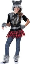 Wolf kostuum voor meisjes - Premium - Verkleedkleding - 152/158