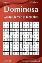 Dominosa- Dominosa Grades de Vários Tamanhos - Volume 1 - 276 Jogos