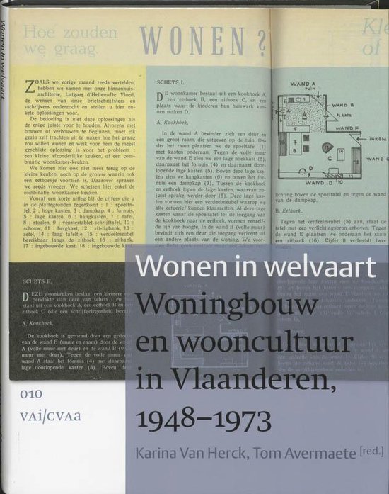 Cover van het boek 'Wonen in welvaart' van K. van Herck en T. Avermaete