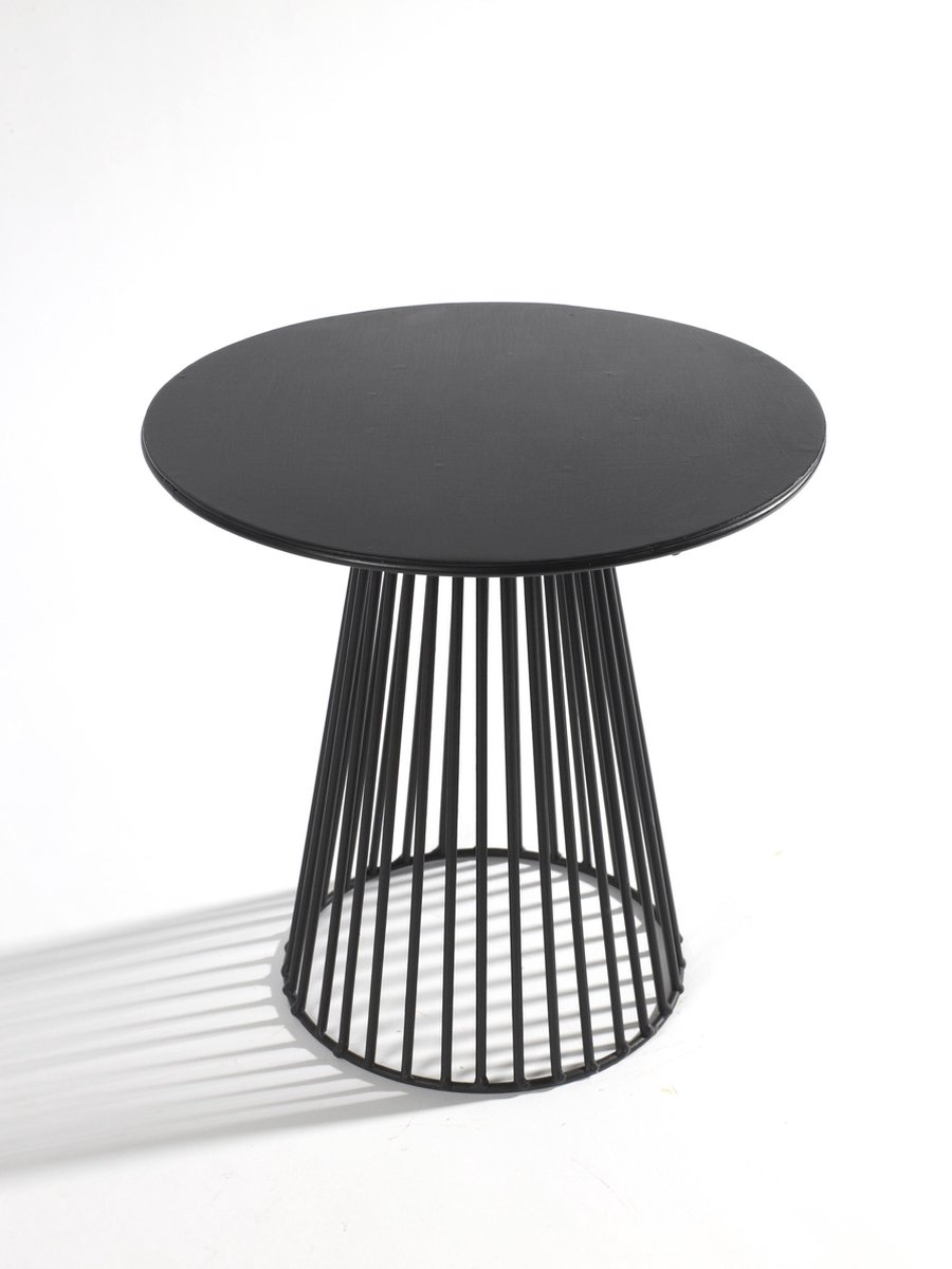 Serax Antonino Sciortino Metal sculptures - Bijzettafel XL - Zwart - 60 Ø